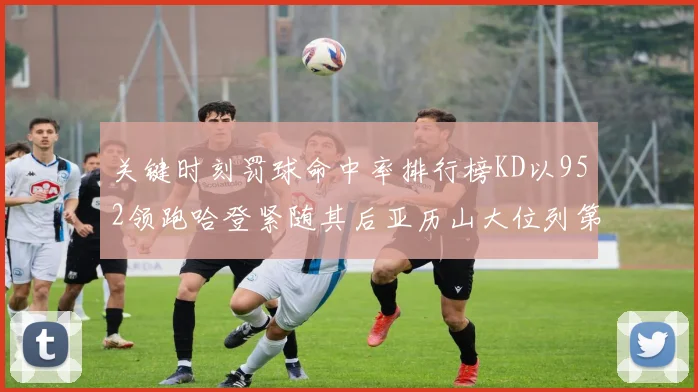 关键时刻罚球命中率排行榜KD以952领跑哈登紧随其后亚历山大位列第六